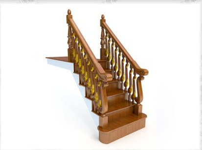 European-style staircase