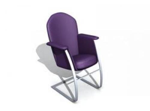 Purple single sofa