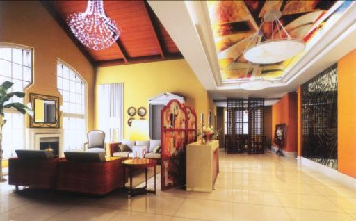 Garden-style living room