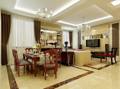 Luxury open-style kitchen