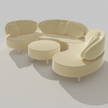 Light corner sofa