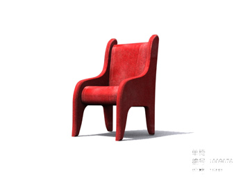 Simple and comfortable wooden single chair