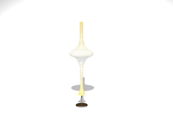 Romantic yellow lamp