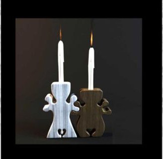3d model of humanoid candle