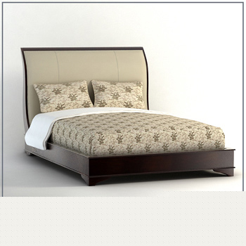 Modern double bed model