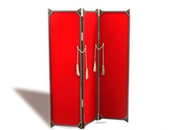 Red Chinese simple screen