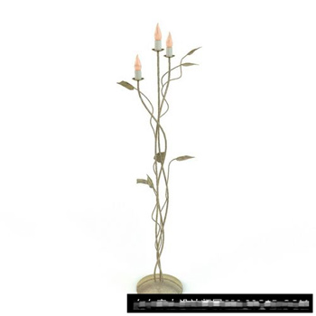 3D models of modern fancy lamp