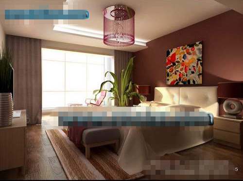 Abstract paintings fashion bedroom
