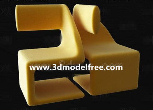 Yellow stylish Leisure chair