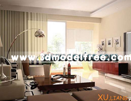 Simple creative living room