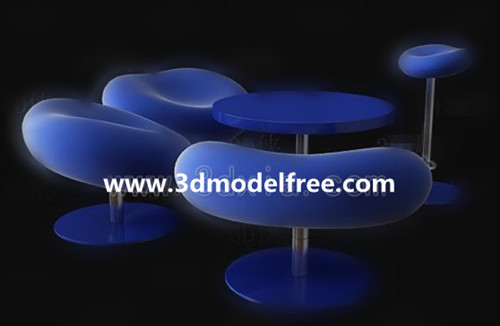 Blue Leisure chair combination