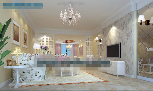 White princess style living room