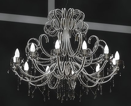 Gorgeous crystal pendant lamp