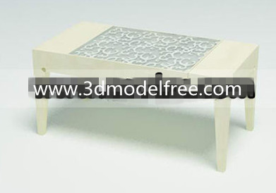 Pure fine carved coffee table