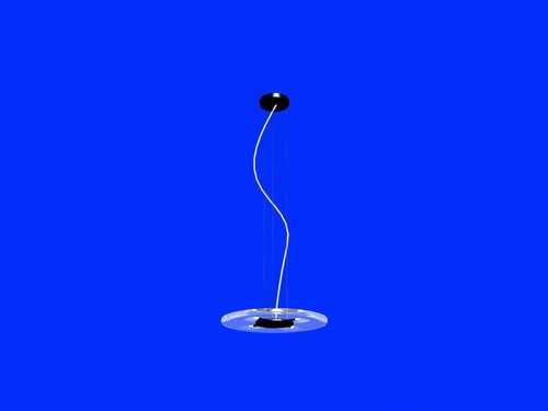 Modern and simple small iron chandelier