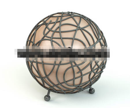 Globe model floor lamp