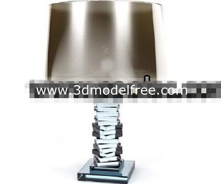 Irregular crystal lamppost lamp