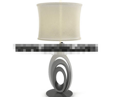Rice yellow light cap marble cradle table lamp