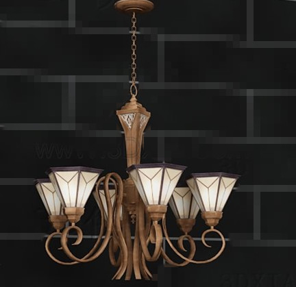 Retro street pendant lamp