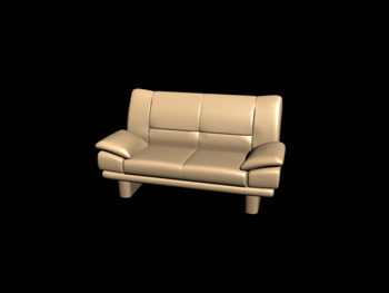 European-style double seats sofa