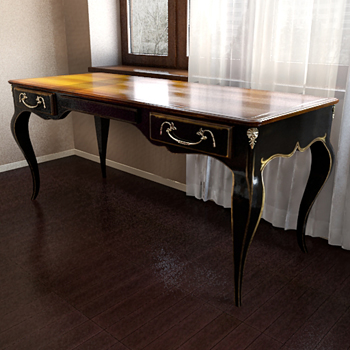 Old-style classic table 3D model
