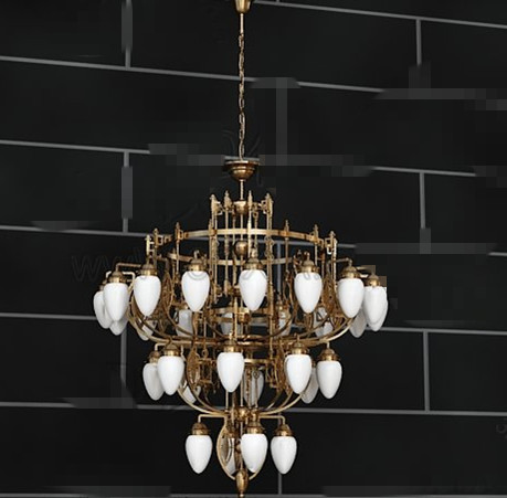 Exquisite gold metal frame Chandelier