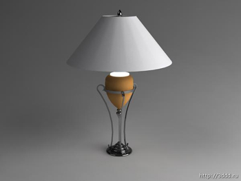 European personality metal frame desk lamp