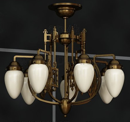 European style white fashion Chandelier