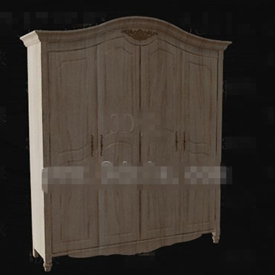European style full-wood wardrobe