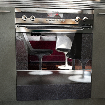 Electrolux stainless steel oven 3D Model