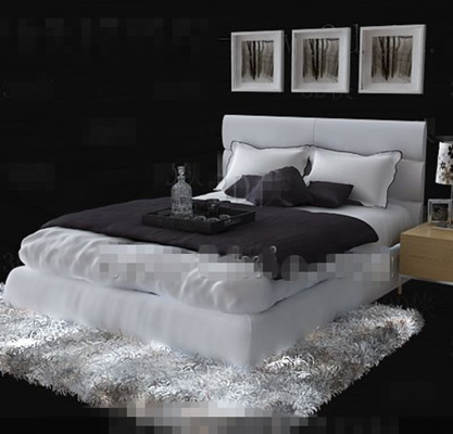 Bed 3ds Max Model Free Download