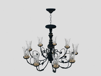 Gothic chandelier model