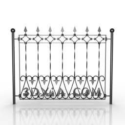 Metal craft fence door