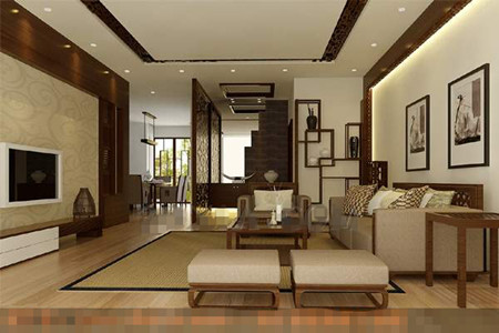 Chinese modern and simple style living room