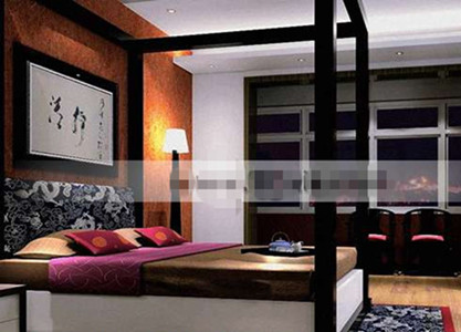 Chinese exquisite fashion bedroom