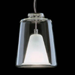 Simple and transparent lampshade chandelier
