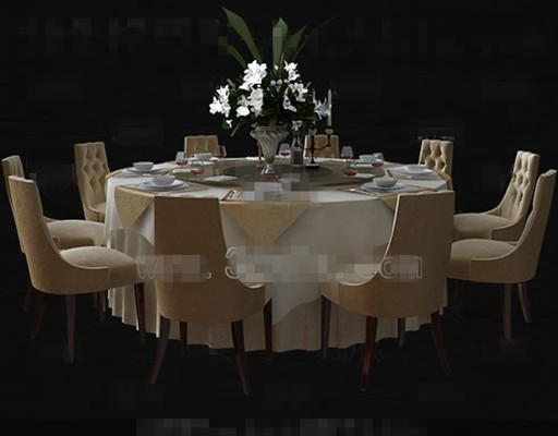 European style luxury furniture combination