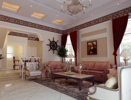 European style exquisite living room
