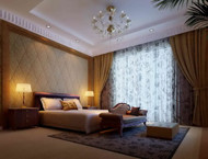Luxury simple and comfortable bedroom