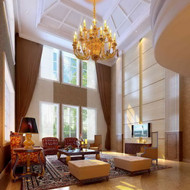 Luxurious and spacious living room