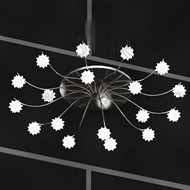 Modern white stars pendant lamp