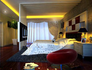 Modern and stylish luxury bedroom