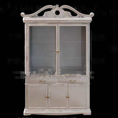 European white simple wine cabinet