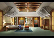 Modern unique ceiling Bedroom