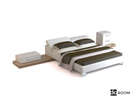 Modern and elegant bed combination