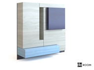 Multi-color combination of the wardrobe