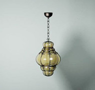 Modern branched glass pendant wall lamp