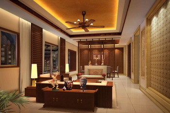 Chinese style modern solid wood living room