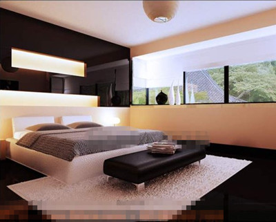 Fashion simple atmospheric bedroom