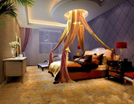 Modern dark and comfortable bedroom